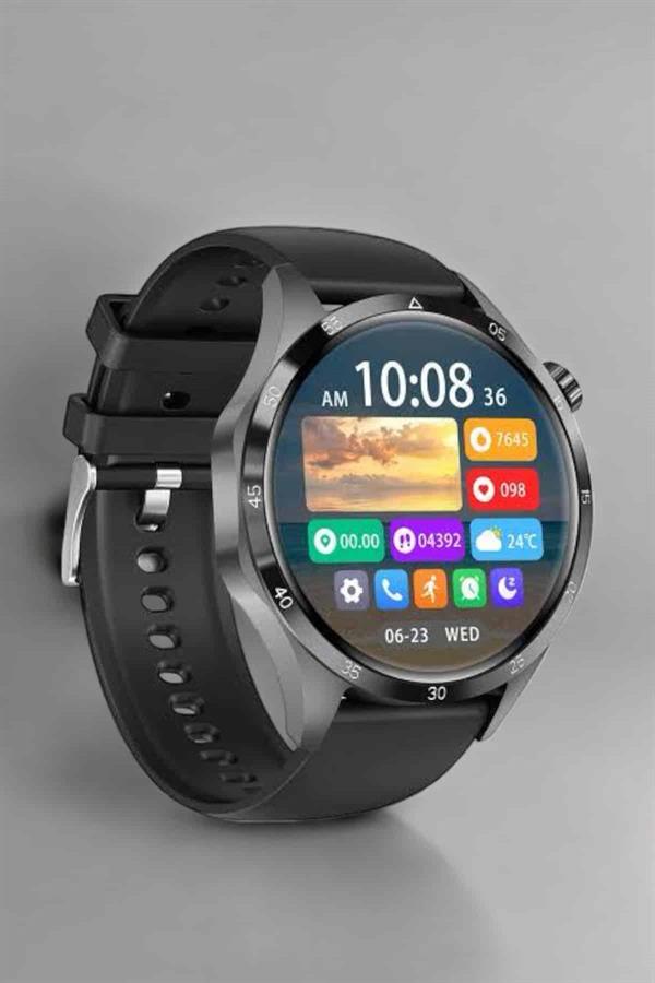 Akıllı Saat Metal Kordonlu GPS ve NFC Uyumlu Arama Cevaplayan - Bayi Depom