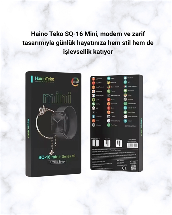 Akıllı Saat SQ-16 Mini Series 10 | Unisex Tasarım, Sağlık ve Spor Takibi - Bayi Depom Akıllı Saat SQ-16 Mini Series 10 | Unisex Tasarım, Sağlık ve Spor Takibi - Bayi Depom