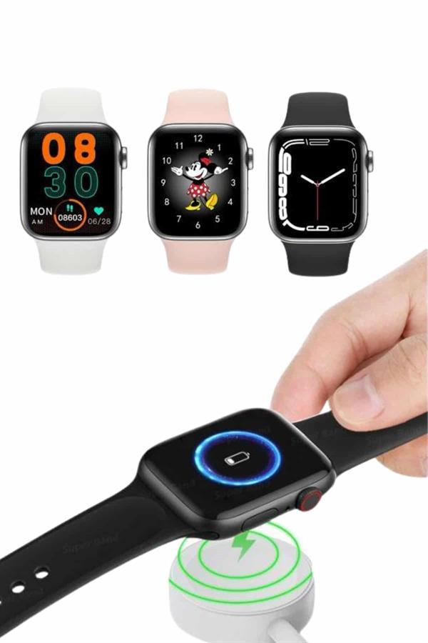 Akıllı Saat Yeni Nesil Android ve İOS Uyumlu Titreşim Modlu Alarm Kronometre - Bayi Depom