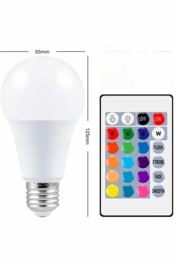 Ambiyans Aydınlatma RGB Led Lamba Kumandalı Renk Değiştirebilen - Bayi Depom Ambiyans Aydınlatma RGB Led Lamba Kumandalı Renk Değiştirebilen - Bayi Depom