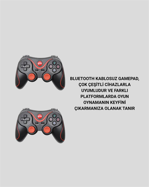 Android Uyumlu Gamepad X3 Game Stick Oyun Kolu Bluetooth Bağlantılı - Bayi Depom Android Uyumlu Gamepad X3 Game Stick Oyun Kolu Bluetooth Bağlantılı - Bayi Depom