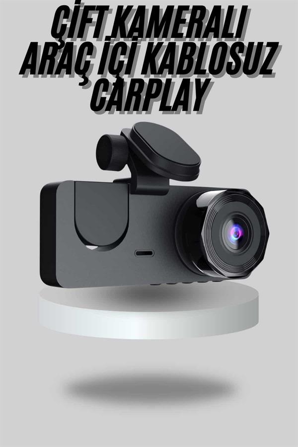 Araç İçi Dikiz Kamerası Sürüş Kaydedici 3 Lensli DVR Kamera - Bayi Depom Araç İçi Dikiz Kamerası Sürüş Kaydedici 3 Lensli DVR Kamera - Bayi Depom