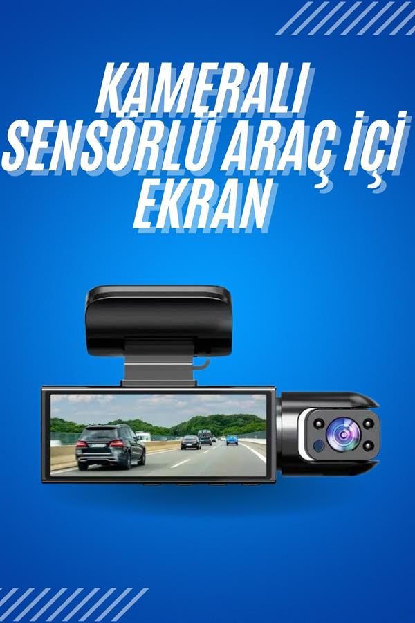 Araç İçi Full Hd Kamera Ön ve Arka Kameralı Ekranlı Araç Kamerası - Bayi Depom Araç İçi Full Hd Kamera Ön ve Arka Kameralı Ekranlı Araç Kamerası - Bayi Depom