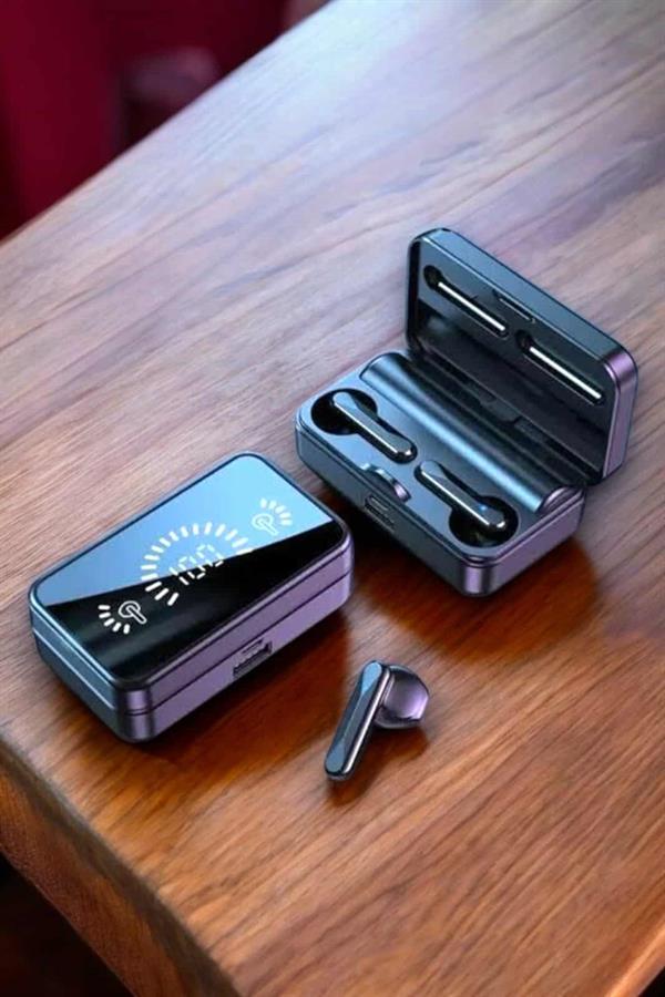 Aynalı Bluetooth Kulaklık Telefon Standlı Dijital Göstergeli - Bayi Depom