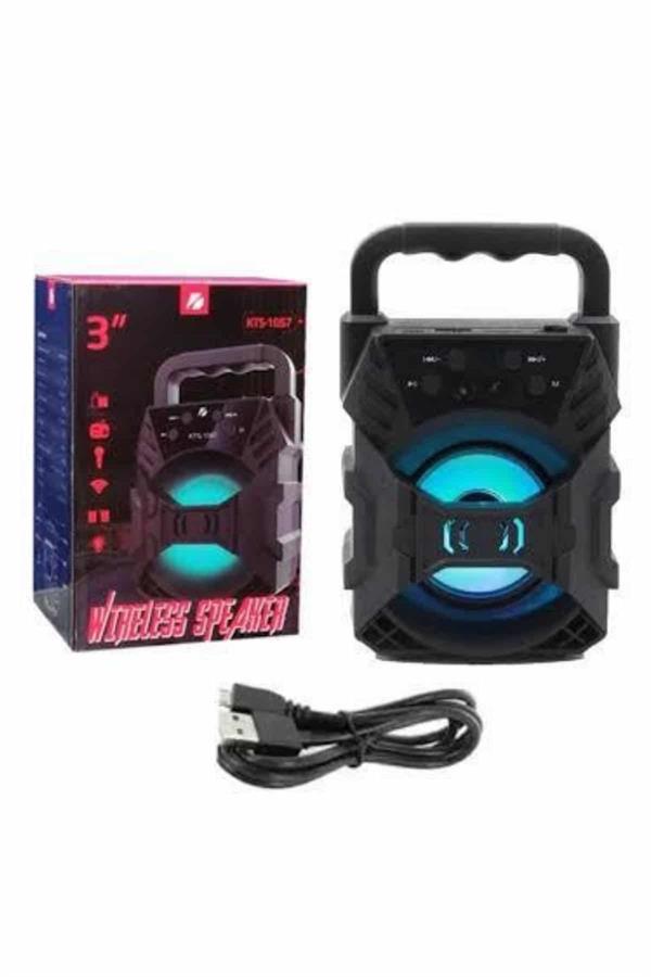 Bluetooth Hoparlör Android ve İOS Uyumlu Ses Bombası USB Girişli Taşınabilir - Bayi Depom