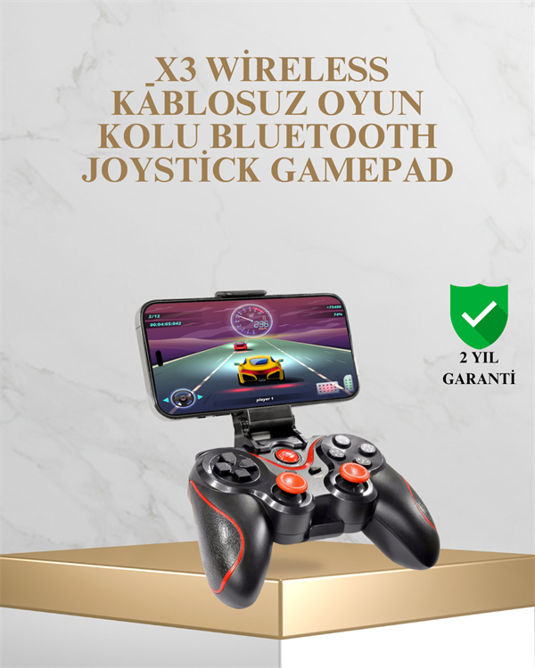 Bluetooth Kablosuz Oyun Kolu – Android iPhone PC Uyumlu - Bayi Depom Bluetooth Kablosuz Oyun Kolu – Android iPhone PC Uyumlu - Bayi Depom