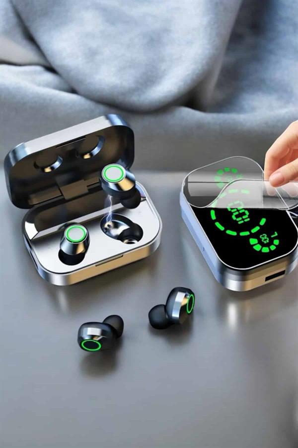 Bluetooth Kulaklık Çift Telefon Desteği ve Suya Dayanıklı Powerbankli - Bayi Depom