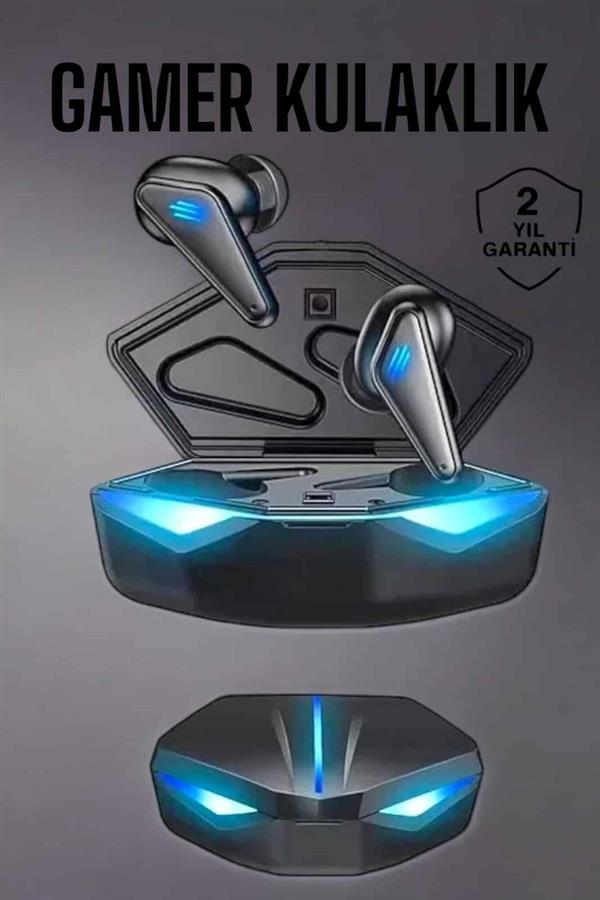 Bluetooth Oyuncu Kulaklığı Led Işıklı Kablosuz ANC Özelliği - Bayi Depom