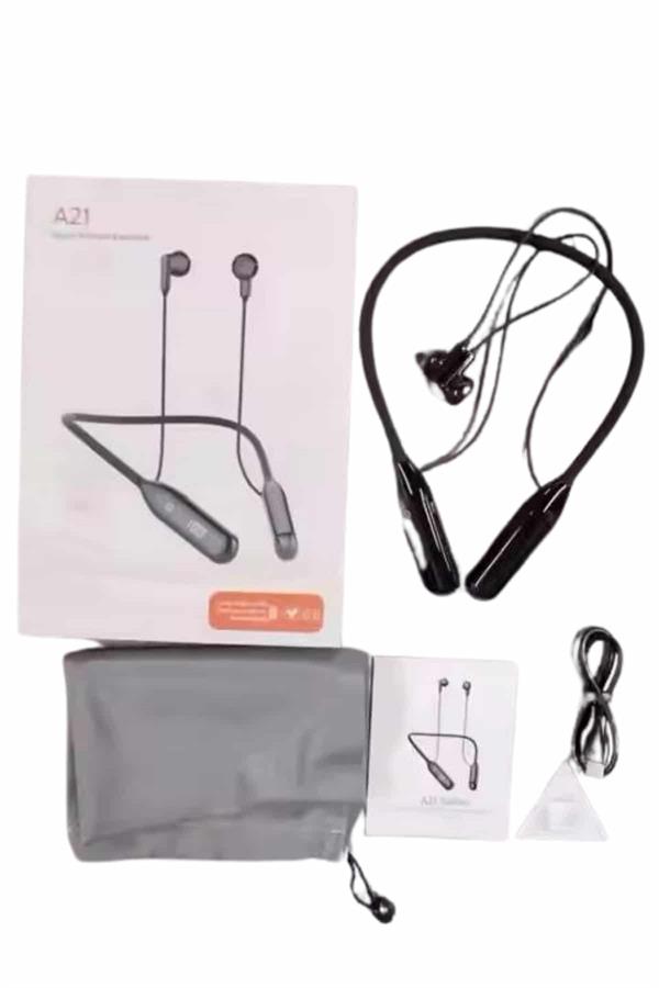 Boyun Bantlı Kablolu Yüksek Ses Kaliteli Bluetooth Kulaklık Uzun Pil Ömrü - Bayi Depom