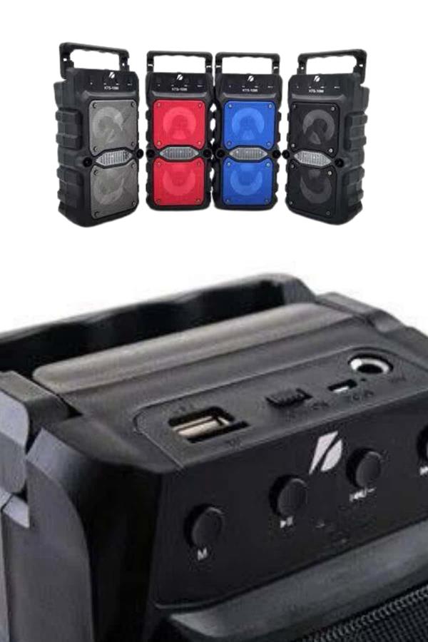 Çift Çıkışlı Güçlü Bataryalı Kablosuz Yüksek Ses Kaliteli Bluetooth Hoparlör - Bayi Depom