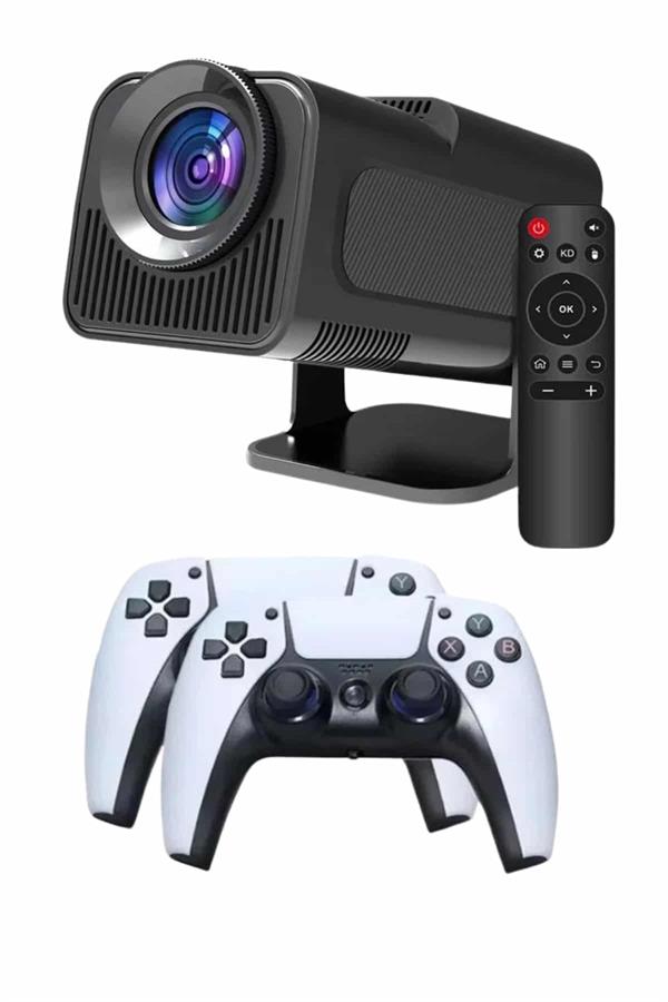 Çift Kollu Game Box Projeksiyon Cihazı Kumandalı Android Tv Dahili Hoparlör - Bayi Depom Çift Kollu Game Box Projeksiyon Cihazı Kumandalı Android Tv Dahili Hoparlör - Bayi Depom
