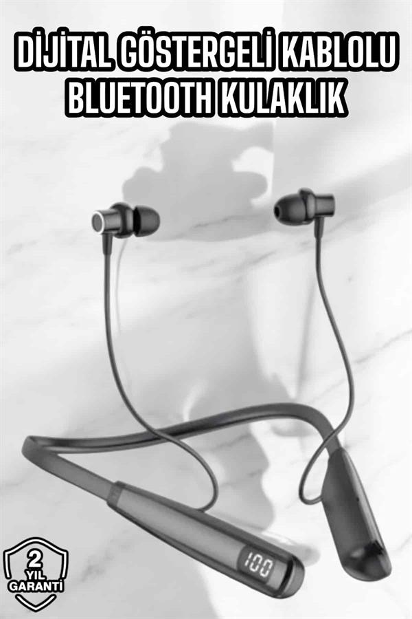 Dijital Göstergeli Kulak İçi Kablosuz Bluetooth Kulaklık Boyun Bantlı Yeni Nesil - Bayi Depom Dijital Göstergeli Kulak İçi Kablosuz Bluetooth Kulaklık Boyun Bantlı Yeni Nesil - Bayi Depom