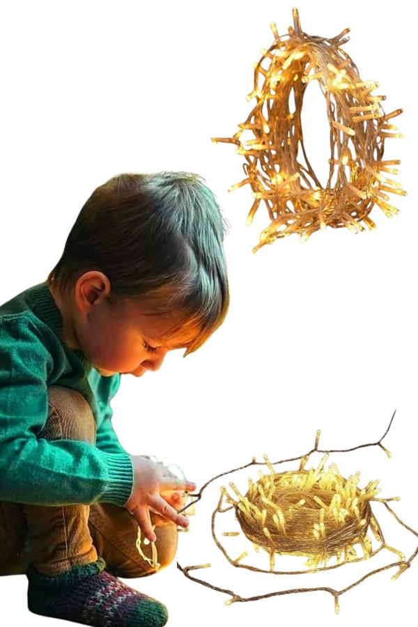 10 Metre Günışığı Led Işık Fişli Dekoratif Sarı Ton Aydınlatma 3 Modlu Led Şerit - Bayi Depom 10 Metre Günışığı Led Işık Fişli Dekoratif Sarı Ton Aydınlatma 3 Modlu Led Şerit - Bayi Depom