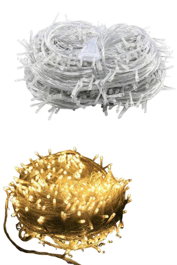 10 Metre Günışığı Led Işık Fişli Dekoratif Sarı Ton Aydınlatma 3 Modlu Led Şerit - Bayi Depom 10 Metre Günışığı Led Işık Fişli Dekoratif Sarı Ton Aydınlatma 3 Modlu Led Şerit - Bayi Depom