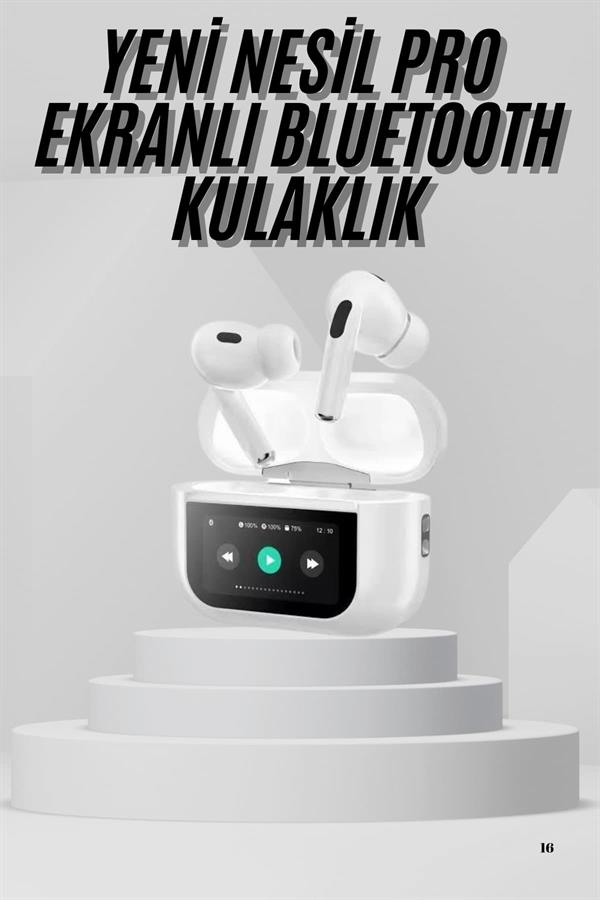 Dokunmatik Ekranlı Air Pro 2 ANC Kulaklık Kablosuz Çok Fonksiyonlu - Bayi Depom