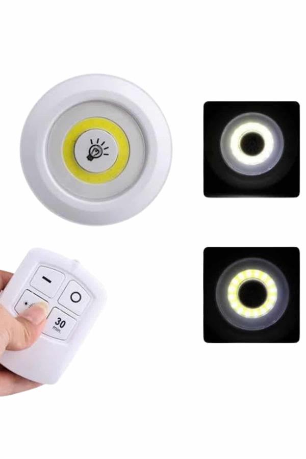 Dolap Işığı Mutfak Rafı Işığı Uzaktan Kumandalı 3 Lü Spot Led Lamba - Bayi Depom Dolap Işığı Mutfak Rafı Işığı Uzaktan Kumandalı 3 Lü Spot Led Lamba - Bayi Depom