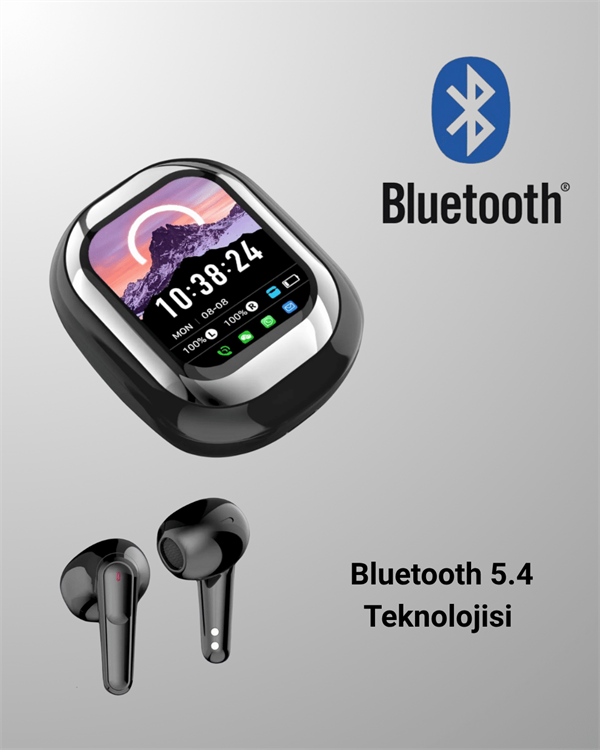 ENC Destekli Bluetooth 5.4 Kulaklık – EQ Ayarlı, Akıllı Kutulu - Bayi Depom