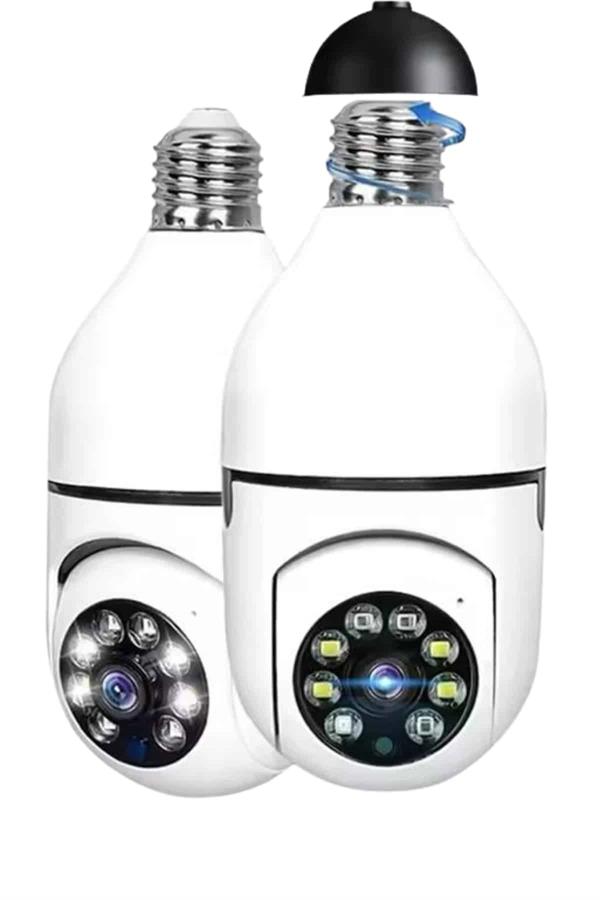 Ev Kamerası Wifi Kamerası Gece Görüşlü Akıllı Ampül Kamera - Bayi Depom Ev Kamerası Wifi Kamerası Gece Görüşlü Akıllı Ampül Kamera - Bayi Depom