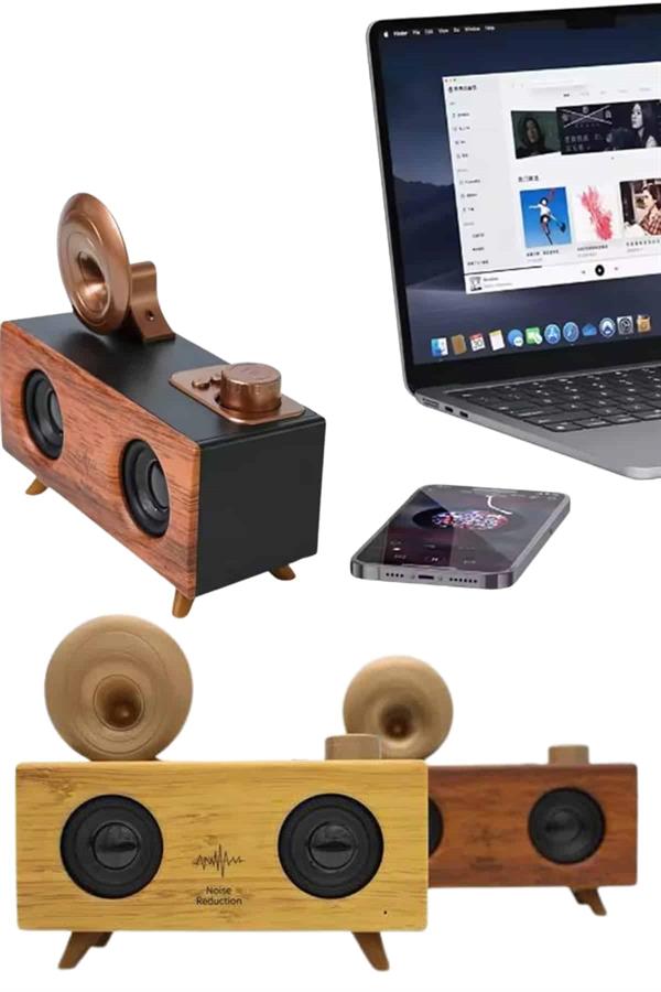 Gramafon Nostaljik Radyo Yüksek Ses Kalitesi USB TF Kart Aux - Bayi Depom Gramafon Nostaljik Radyo Yüksek Ses Kalitesi USB TF Kart Aux - Bayi Depom