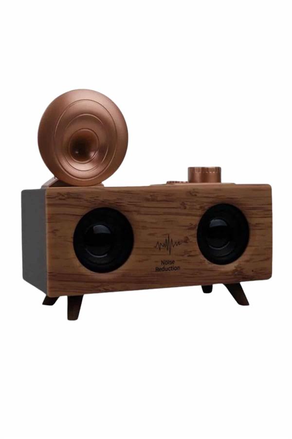 Gramafon Radyo Bluetooth Hoparlör Nostaljik Radyo FM Radyo - Bayi Depom
