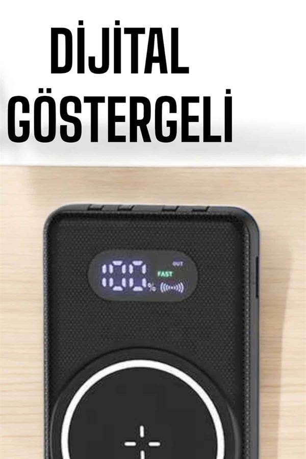 Hızlı Şarj Dijital Göstergeli Powerbankli Çoklu Şarj Özelliği - Bayi Depom Hızlı Şarj Dijital Göstergeli Powerbankli Çoklu Şarj Özelliği - Bayi Depom
