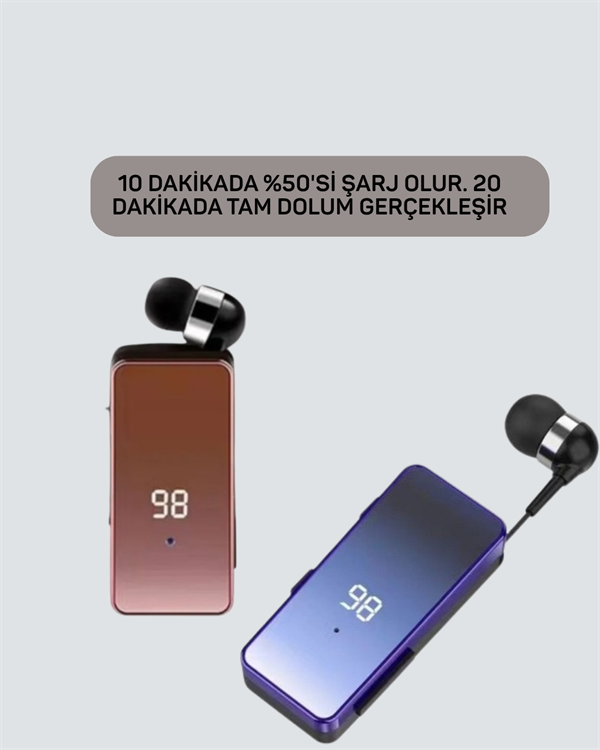 Ultra Hızlı Şarj Özellikli Type-C Bluetooth Kulaklık – 10 Dakikada %50 Şarj, 20 Dakikada Tam Dolum Yeni Nesil - Bayi Depom