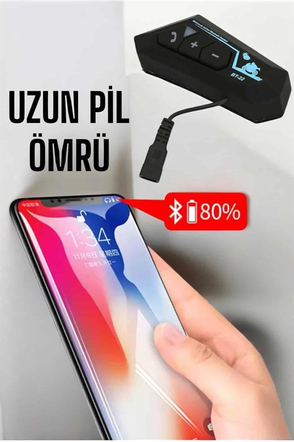 İnterkom Intercom Kask Kulaklık Bt22 Bluetooth Motosiklet Kulaklık 5.0 Bluetooth - Bayi Depom