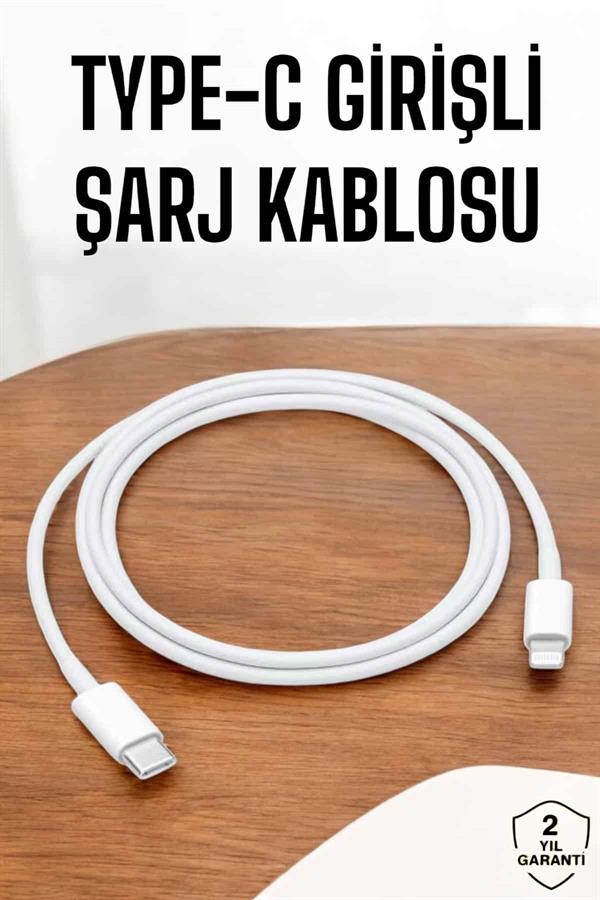 Iphone İOS Uyumlu Hızlı Şarj Kablosu Type C To Lightning 12 13 14 15 Pro Max - Bayi Depom