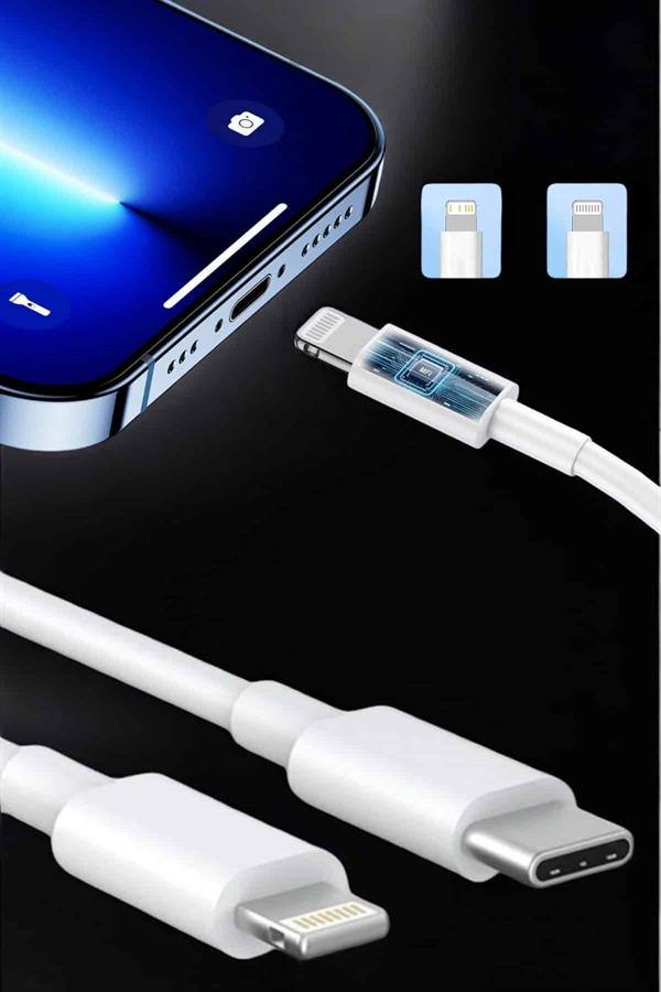 Iphone İOS Uyumlu Hızlı Şarj Kablosu Type C To Lightning 12 13 14 15 Pro Max - Bayi Depom