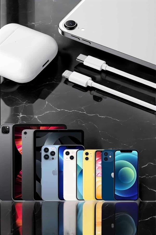 Iphone Uyumlu İOS Uyumlu Lightning Hızlı Şarj Tye C Lightning Şarj Kablosu - Bayi Depom