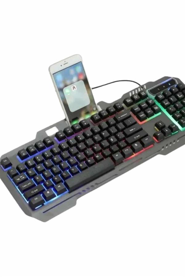 Işıklı Oyuncu Q Klavye Mouse Seti Siyah Gaming Oyuncu Klavye - Bayi Depom Işıklı Oyuncu Q Klavye Mouse Seti Siyah Gaming Oyuncu Klavye - Bayi Depom