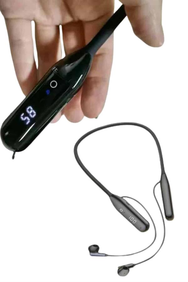 Kablolu Kulak İçi Bluetooth Kulaklık 60 Saat ANC Özellikli Boyun Bantlı - Bayi Depom