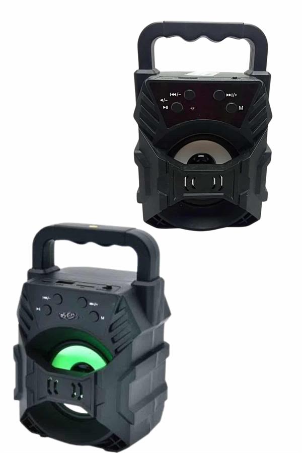 Kablosuz Bluetooth Hoparlör Ses Bombası RGB Işıklı Taşınabilir Yüksek Ses Kaliteli - Bayi Depom