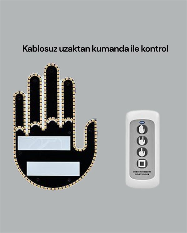 Kablosuz Kumandalı LED Jest Işığı – 3 Modlu Araba Arkası Mesaj Işığı, 203 LED ile Yüksek Parlaklık - Bayi Depom Kablosuz Kumandalı LED Jest Işığı – 3 Modlu Araba Arkası Mesaj Işığı, 203 LED ile Yüksek Parlaklık - Bayi Depom