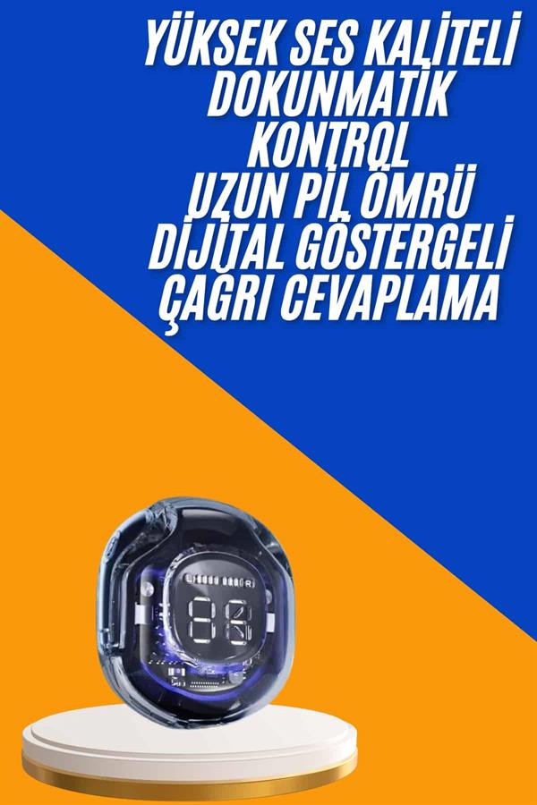 Kulak İçi Bluetooth Kulaklık ANC ENC Özellikli Şarj Göstergeli Kablosuz Kulaklık - Bayi Depom