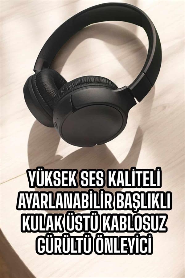 Kulak Üstü Kablosuz Bluetooth Kulaklık Gürültü Önleyici Ayarlanabilir - Bayi Depom Kulak Üstü Kablosuz Bluetooth Kulaklık Gürültü Önleyici Ayarlanabilir - Bayi Depom