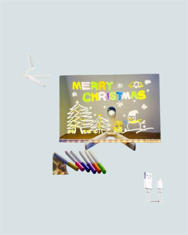 Şık ve Modern LED Pano – Neon Işıklı Silinebilir Akrilik Yazı Tahtası, 7 Renkli Kalem Dahil - Bayi Depom Şık ve Modern LED Pano – Neon Işıklı Silinebilir Akrilik Yazı Tahtası, 7 Renkli Kalem Dahil - Bayi Depom