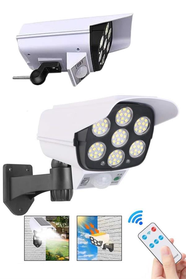 LED Lamba-Güneş Paneli Destekli Uzaktan Kumandalı Solar LED Lamba - Bayi Depom