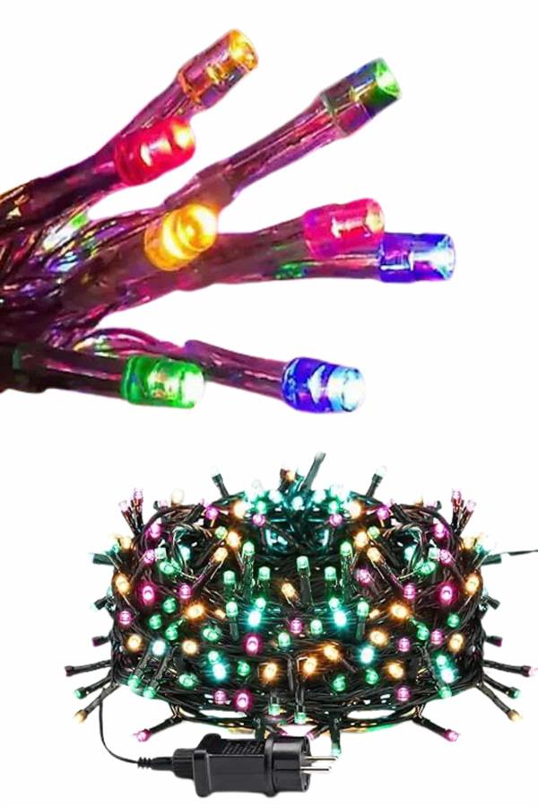 Ledli Fişli Led Dekor Lambası 5M RGB Yılbaşı Ağacı Işığı - Bayi Depom