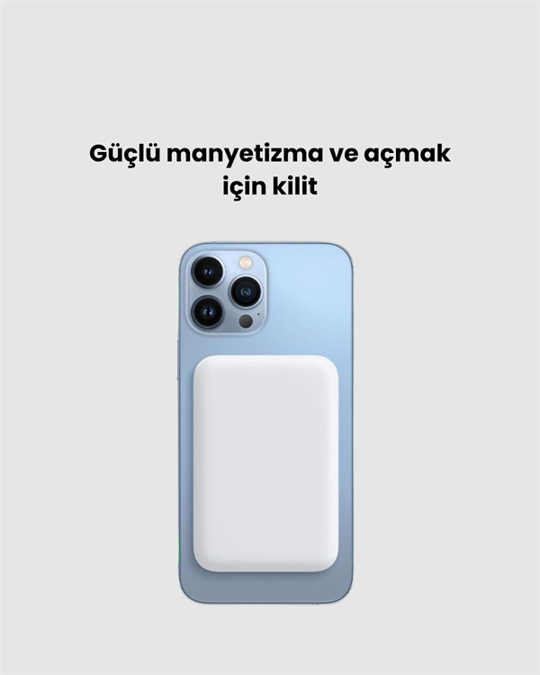 MagSafe Uyumlu 10000 mAh Powerbank - Bayi Depom
