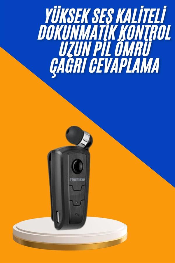 Mikrofonlu Makaralı Bluetooth Kulakiçi Kulaklık Android ve İOS Uyumlu - Bayi Depom