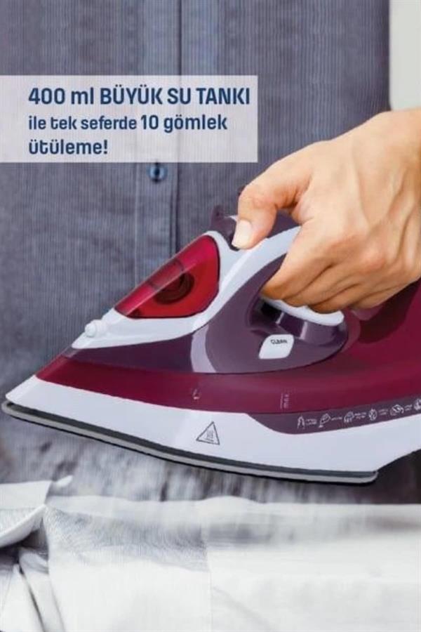 Modern Tasarım 2200W Dayanıklı Buharlı Seramik Kaplama Ütü Yeni Nesil - Bayi Depom