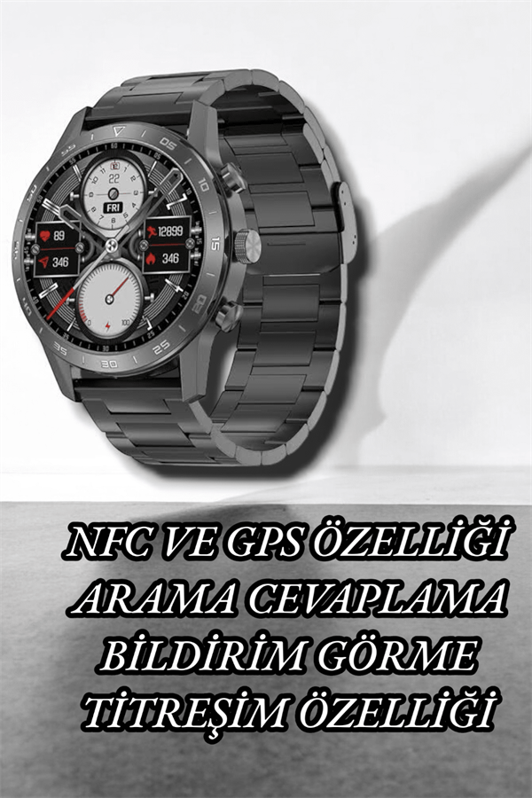 NFC ve Kablosuz Şarjlı Akıllı Saat EKG, Nabız & Spor Modları ile iOS ve Android Uyumlu - Bayi Depom NFC ve Kablosuz Şarjlı Akıllı Saat EKG, Nabız & Spor Modları ile iOS ve Android Uyumlu - Bayi Depom