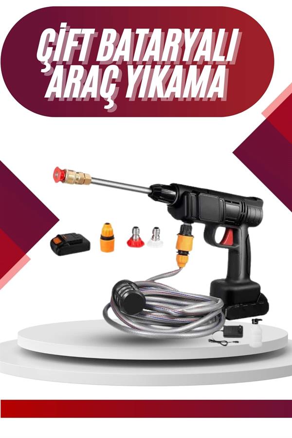 Oto Araba Yıkama Şarjlı Ve Yüksek Basınçlı Oto Yıkama Ve Sulama Tabancası - Bayi Depom Oto Araba Yıkama Şarjlı Ve Yüksek Basınçlı Oto Yıkama Ve Sulama Tabancası - Bayi Depom