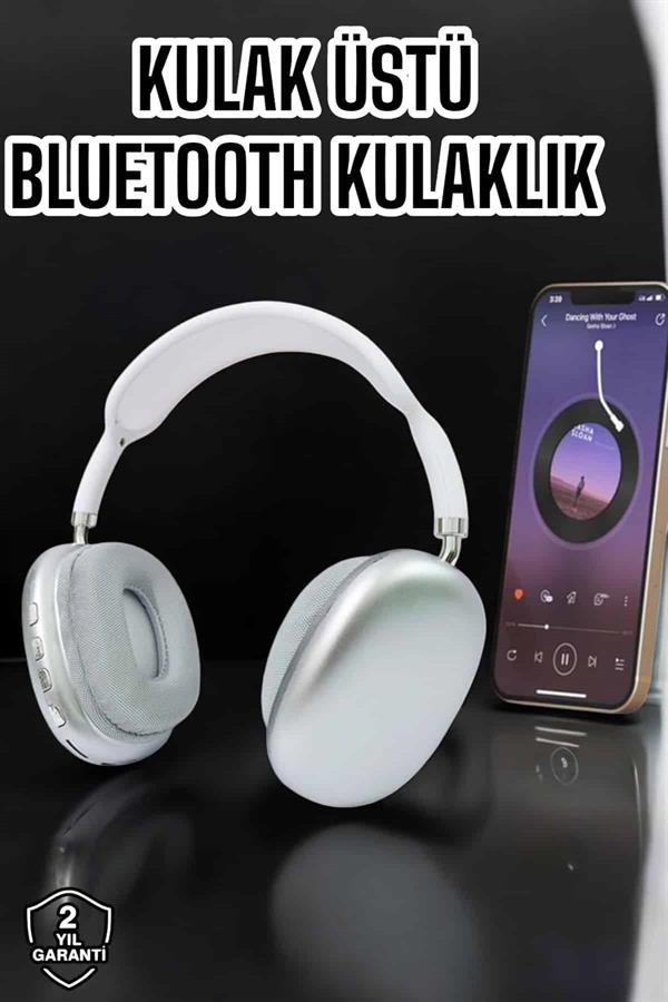 P9 Plus Kablosuz Kulak Üstü Bluetooth Kulaklık Beyaz Mikrofonlu Kulaküstü Kablosuz Kulaklık - Bayi Depom P9 Plus Kablosuz Kulak Üstü Bluetooth Kulaklık Beyaz Mikrofonlu Kulaküstü Kablosuz Kulaklık - Bayi Depom