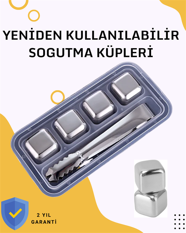 Paslanmaz Metal Buz Küpleri-Çok Amaçlı Kullanıma Uygun - Bayi Depom Paslanmaz Metal Buz Küpleri-Çok Amaçlı Kullanıma Uygun - Bayi Depom