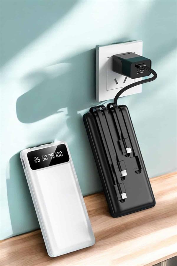 Powerbank 20.000 Mah Dijital Göstergeli LCD Ekran Uzun Pil Ömrü Yeni Nesil - Bayi Depom Powerbank 20.000 Mah Dijital Göstergeli LCD Ekran Uzun Pil Ömrü Yeni Nesil - Bayi Depom