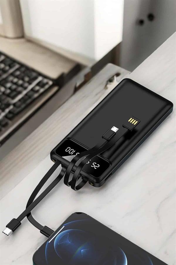 Powerbank 20.000 Mah LCD Ekran USB Lightning Type-C Uyumlu İOS ve Android - Bayi Depom Powerbank 20.000 Mah LCD Ekran USB Lightning Type-C Uyumlu İOS ve Android - Bayi Depom
