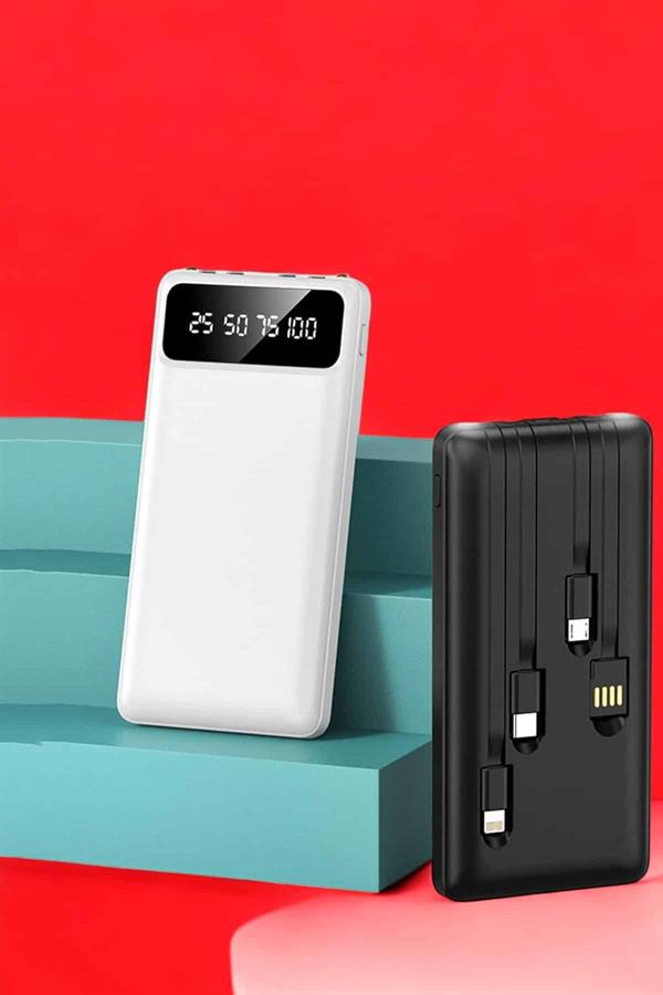 Powerbank 20.000 Mah LCD Ekran USB Lightning Type-C Uyumlu İOS ve Android - Bayi Depom Powerbank 20.000 Mah LCD Ekran USB Lightning Type-C Uyumlu İOS ve Android - Bayi Depom