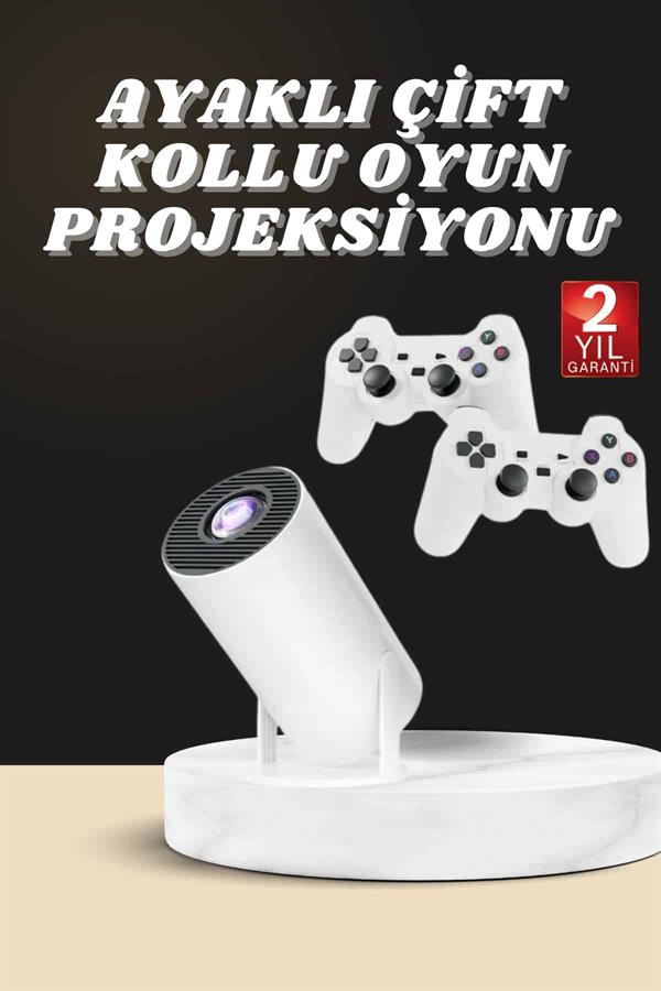 Projeksiyon Cihazı Video Oyun Konsolu Projektör Taşınabilir Ayaklı Çift Kollu 4K Çözünürlüklü - Bayi Depom Projeksiyon Cihazı Video Oyun Konsolu Projektör Taşınabilir Ayaklı Çift Kollu 4K Çözünürlüklü - Bayi Depom